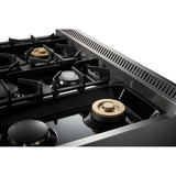 HRD3606ULP-R (Renewed) Thor Kitchen 36" Professional Dual Fuel Liquid Propane Range in Stainless Steel