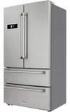 HRF3601F-R (Renewed) Thor Kitchen HRF3601F French Door Refrigerator 15.16 Cu ft., 36" Stainless Steel