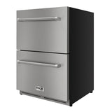TRF2401U-R (Renewed) Thor Kitchen 24 Inch Indoor Outdoor Refrigerator Drawer in Stainless Steel